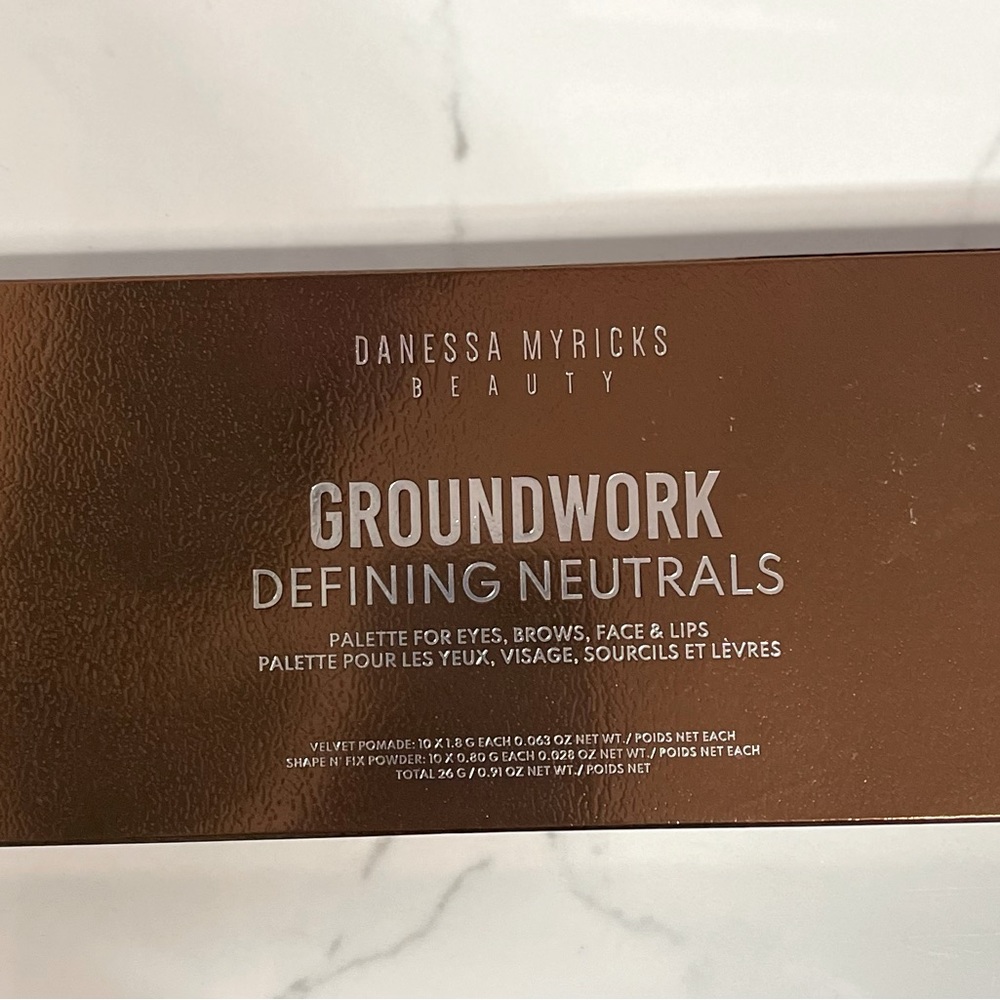 Danessa Myricks Ground Work Palette NEW IN BOX